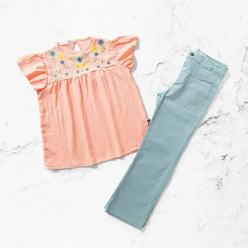 طقم blouse وسط